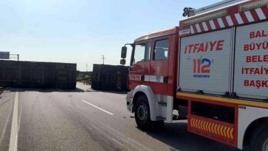 Isparta haberleri: Bandırma Gönen yol ayrımında trafik kazası