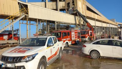 Son dakika haberi! Balıkesir'deki gübre fabrikasında çıkan yangın söndürüldü