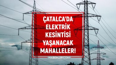 İstanbul ÇATALCA elektrik kesintisi listesi! 7 Eylül 2022 Çatalca ilçesinde elektrik ne zaman gelecek? Elektrik kaçta gelir?