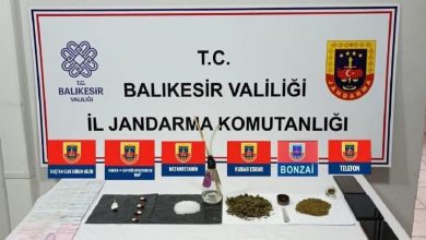 Gönen'de uyuşturucu operasyonunda 4 kişi yakalandı